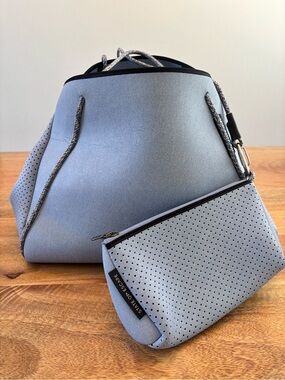 State of Escape Guise Tote Bag Denim Super Fade Neoprene Luxury Shoulder Pouch